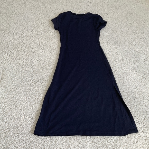 Susana Monaco navy short sleeve dress - Picture 1 of 4